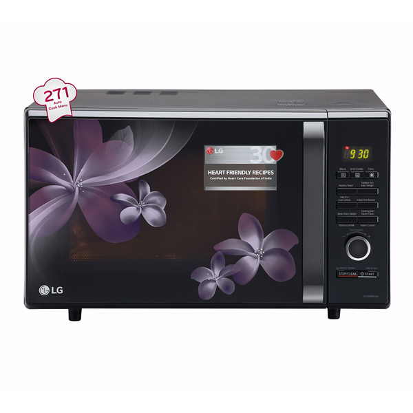 LG 28 L Convection Microwave Oven (MC2886BPUM, Floral Purple, Diet Fry) -0