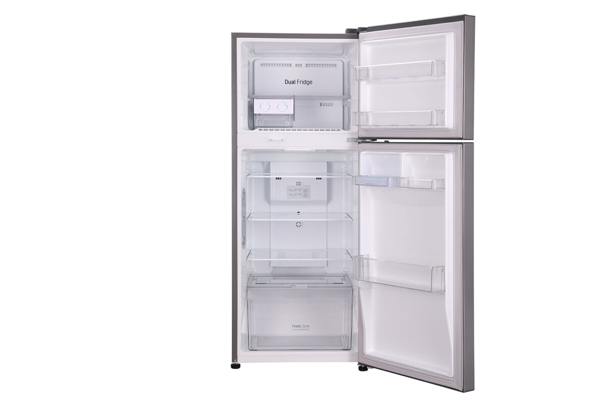 LG 260 L 2 Star Smart Inverter Frost-Free Double-Door Refrigerator (GL-T292RPZY,Shiny Steel,Convertible) -10712