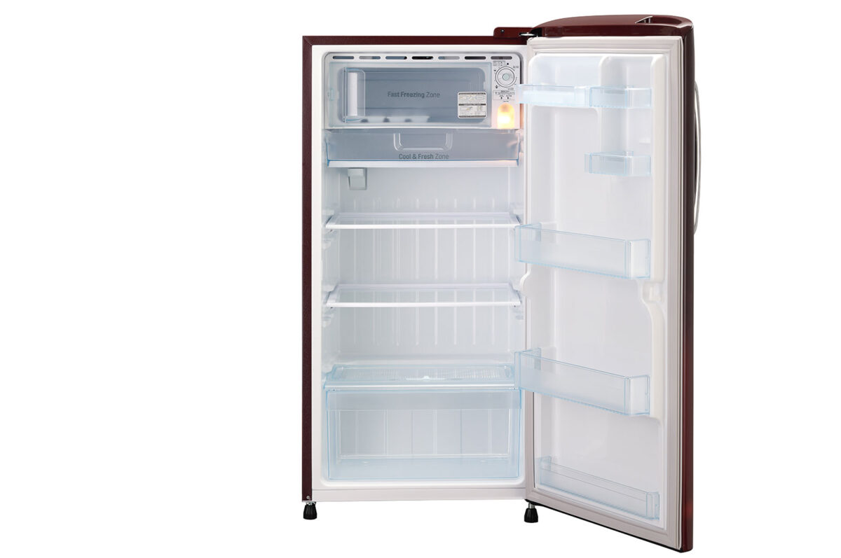 LG 215 L 4 Star Inverter Direct-Cool Single Door Refrigerator (GL-B221ASCY, Scarlet Charm, Moist 'N' Fresh) -10526