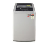 LG 6.5 Kg 5 Star Smart Inverter Fully-Automatic Top Loading Washing Machine (T65SKSF1Z, Middle Free Silver)-0