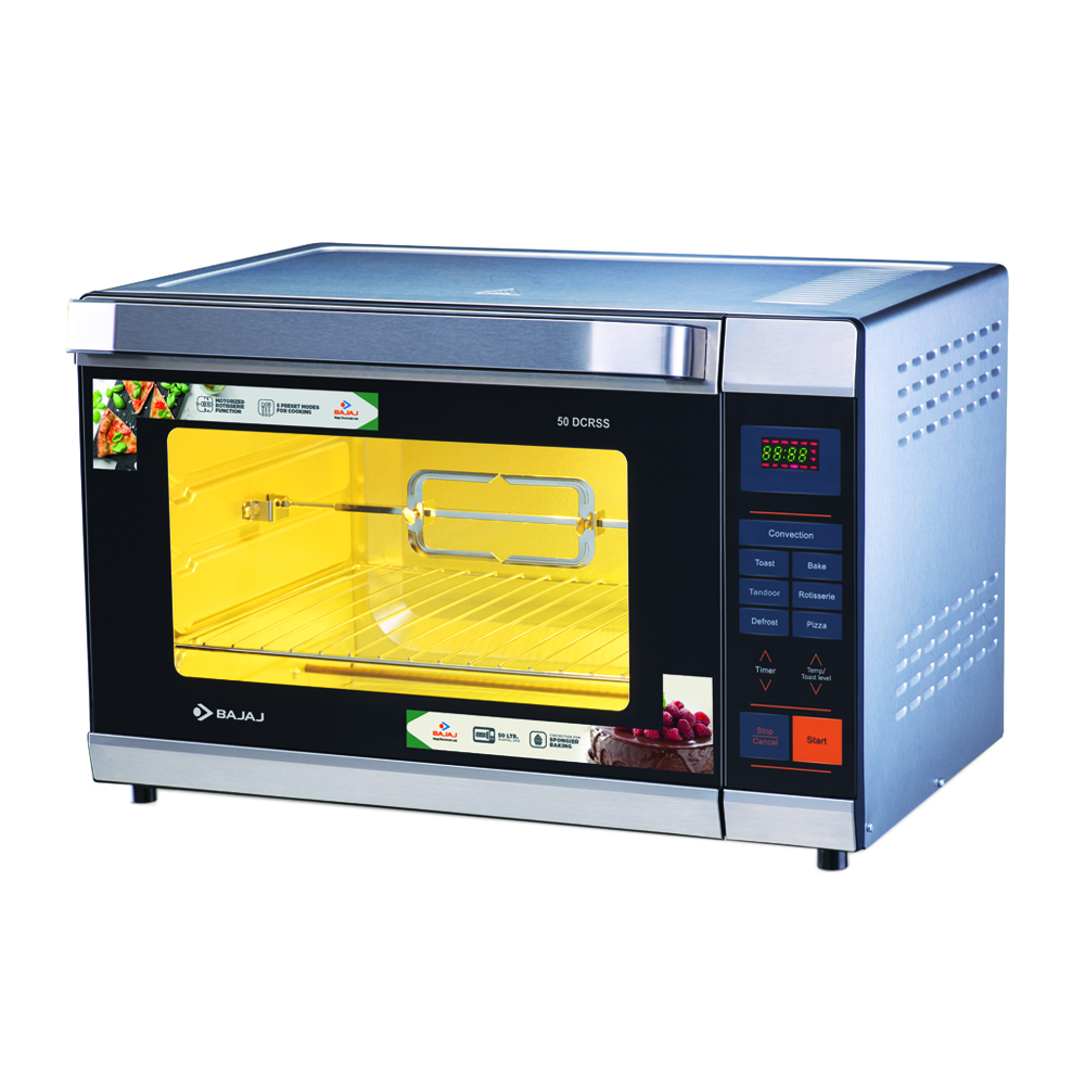 Bajaj 50L Digital Oven Toaster Griller (OTG, 50 DCRSS)-11371
