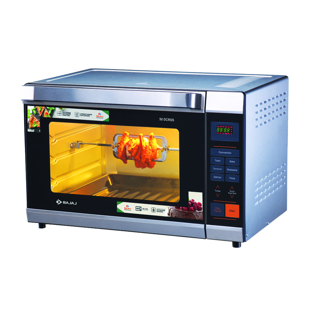 Bajaj 50L Digital Oven Toaster Griller (OTG, 50 DCRSS)-11373