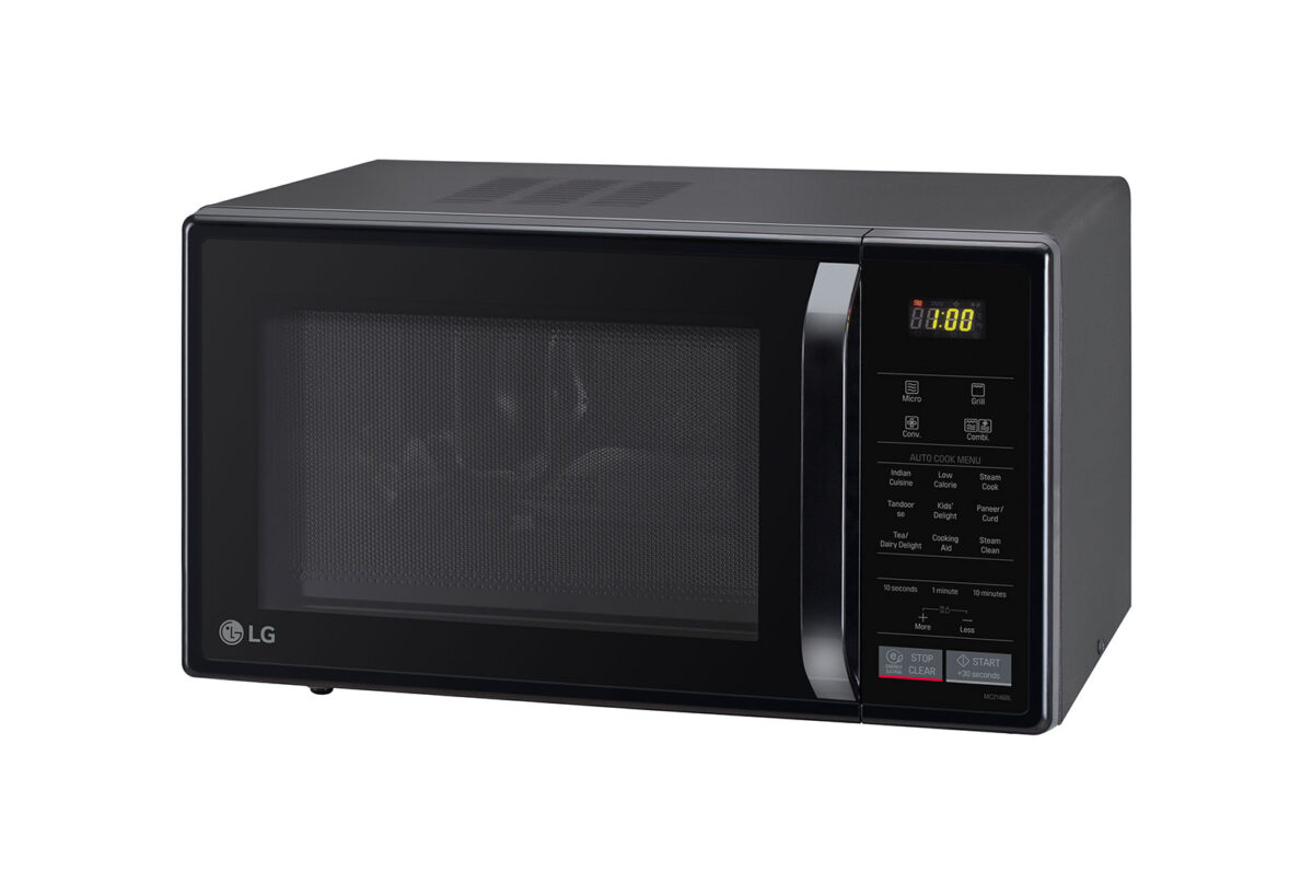 LG 21 L Convection Microwave Oven (MC2146BL,Black)-11500