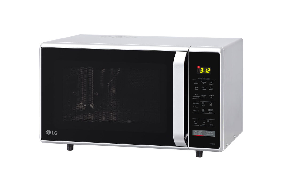 LG 28 L Convection Microwave Oven (MC2846SL,Silver) -11479
