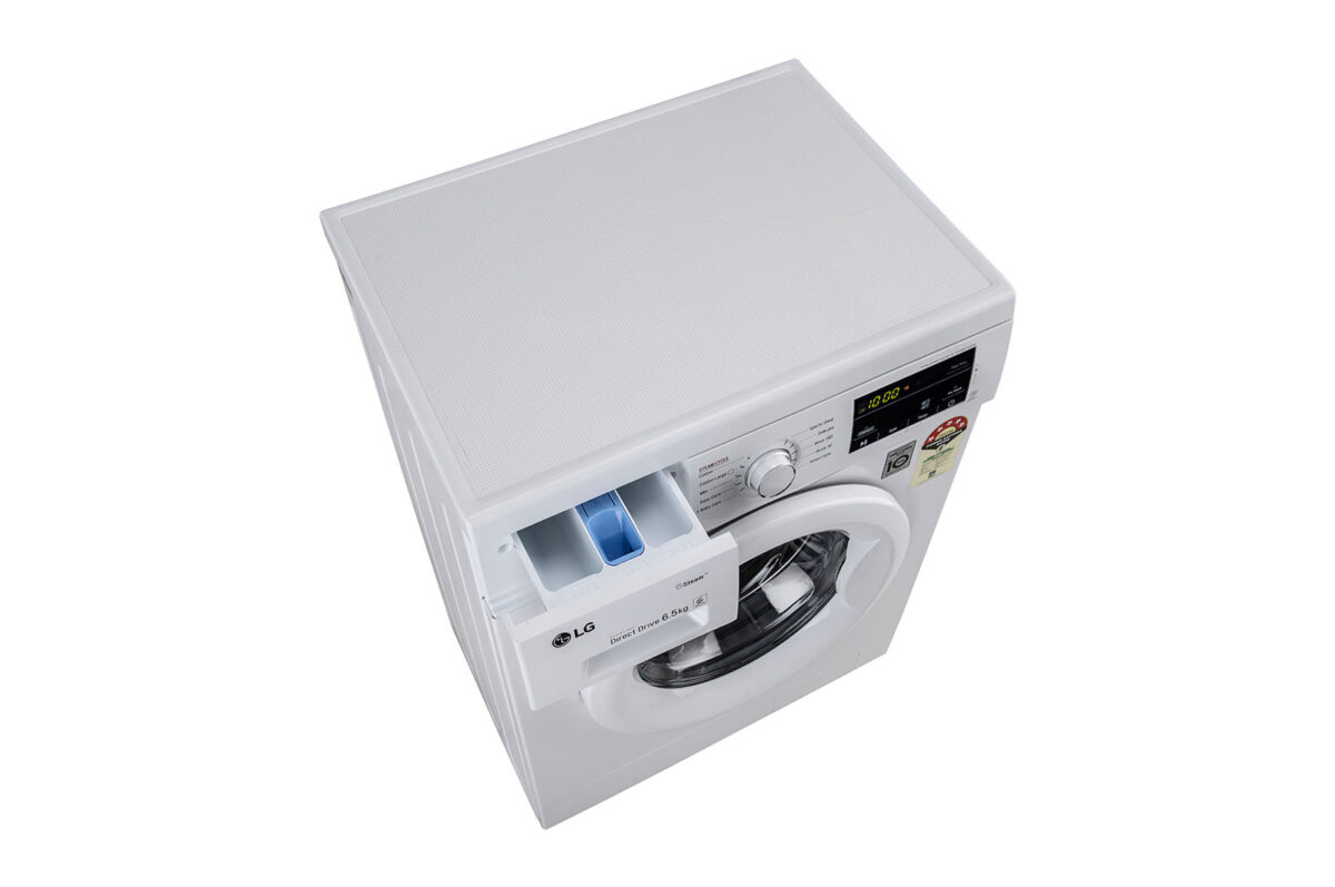 LG 6.5 Kg 5 star Inverter Full Automatic Front Load Washing machine(FHM1065SDW,White)-10463