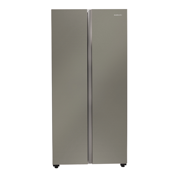 Kelvinator 500 L Frost Free Side by Side Refrigerator (KRSB520SSV, Shiny Silver,Stablizer Free)-0