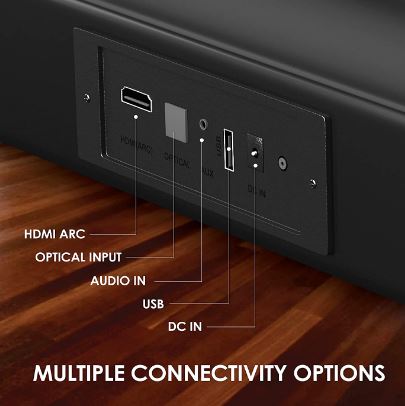 itel Soundbar 120W with Wireless Woofer,Bluetooth,USB,Optical connectivity in a Premium (XE-SB625WL)-14491