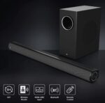 itel Soundbar 120W with Wireless Woofer,Bluetooth,USB,Optical connectivity in a Premium (XE-SB625WL)-14492