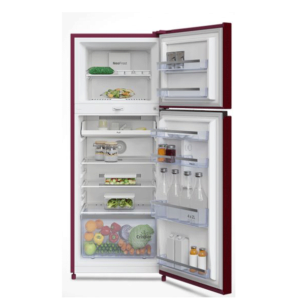 Voltas.Beko 275 L 2 Star Frost Free Double Door Refrigerator (RFF295D60CWRXDIXXX,Celin Wine)-14380