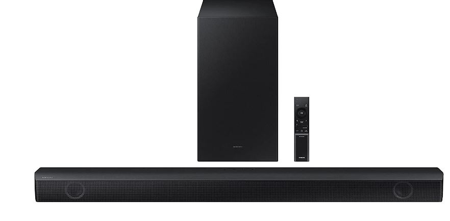 Samsung 2.1ch 410w soundbar Wireless,USB,HDMI,Bluetooth,Dolby Digital & DTS Virtual X Experience Speaker(HWB550)-0