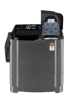 LG 8.5kg 5 Star Semi Automatic Washing Machine,Roller Jet Pulsator,Wind Jet Dry (P8535SKMZ,New Middle Black)-15158