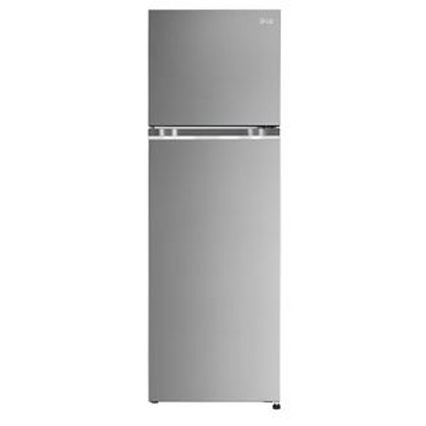LG 269 L 2 Star Frost Free Double Door Refrigerator (GLN312SPZYSS,Shiny Steel)-0