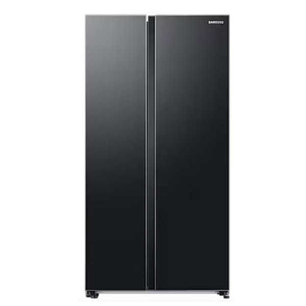 Samsung 653 L Convertible Side By Side Refrigerator (RS76CG8115B1HL,Black)-0