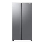 Samsung 653 L Convertible Side By Side Refrigerator (RS76CG8113SLHL,Clean Steel)-0