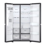 LG 635 L Side by Side Refrigerator with Smart Diagnosis (GLL257CPZX, Shiny Steel)-15391
