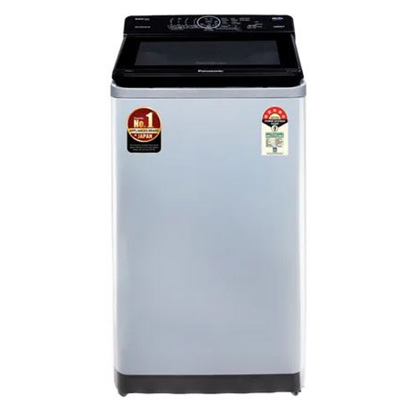 Panasonic 7 Kg 5 Star Full Automatic Top Load Washing Machine (NAF70A10LRB, Silver) -0