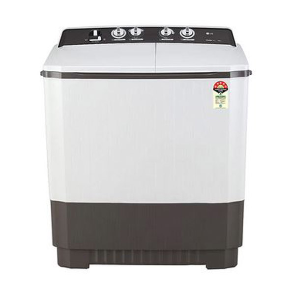 LG 10 Kg Semi Automatic Washing Machine (P1040RGAZDG,Grey)-0