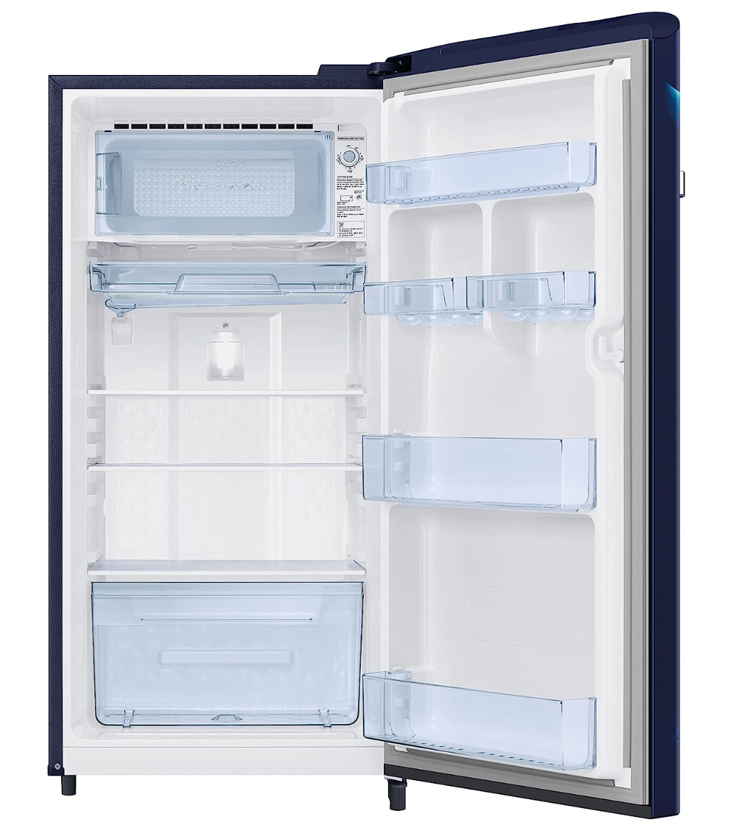 Samsung 189 L 5 Star Direct Cool Single Door Refrigerator (RR21C2G25UZ,Midnight Blossom Blue)-16024