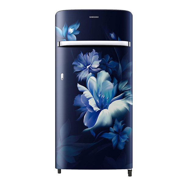 Samsung 189 L 5 Star Direct Cool Single Door Refrigerator (RR21C2G25UZ,Midnight Blossom Blue)-0