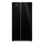 Godrej 564 L Frost Free Side By Side refrigerator (RSEONVELVET579RFDGLBK,Glass Black,Multi Air Flow System)
