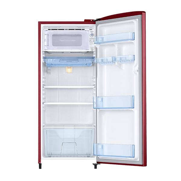 Samsung 183 L 2 Star Single Door Refrigerator (RR20C11C2RH,Scarlet Red)