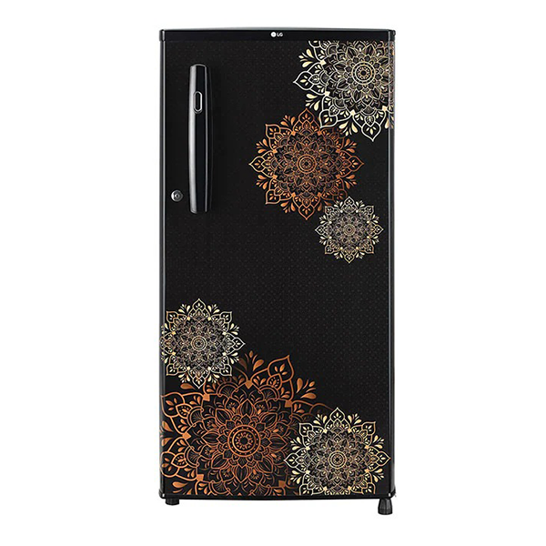 LG 185 L 3 Star Direct Cool Single Door Refrigerator (GL-B199OERD,Ebony Regal Finish)