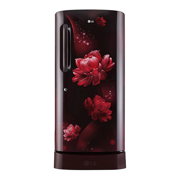 LG 205 L 5 Star Direct Cool Single Door Refrigerator ( GL-D221ASCU,Scarlet Charm)